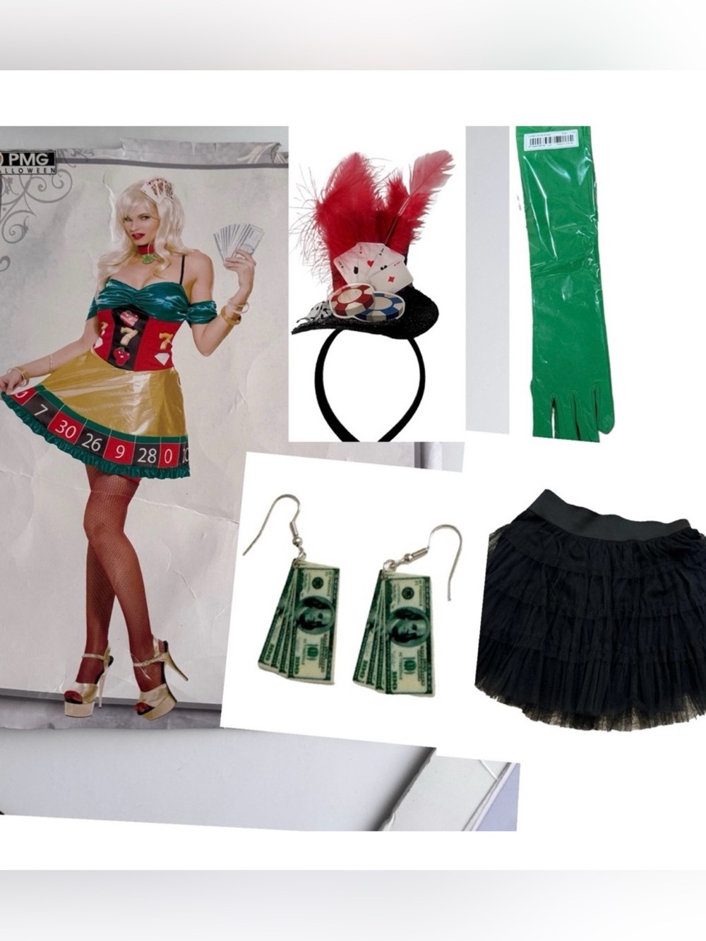 Lady Luck  Casino costume size L